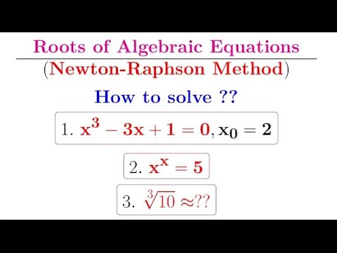 Newton-Raphson method: How