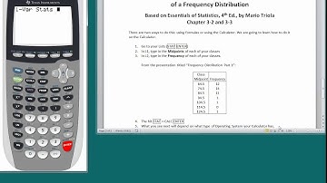 Frequency Distribution Part 2