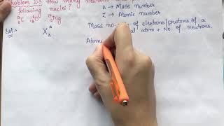 How many protons and neutrons are there in the following nuclei? i) 13C6 ii) 16O8 iii) 24Mg12