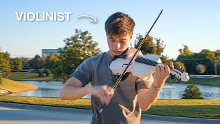 When a Violinist Hears 