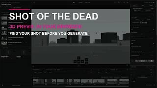 SHOT OF THE DEAD — Browser-Based 3D Previs for Filmmakers & AI Creators