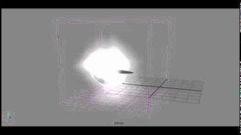 Maya Smoke Fluid Simulation - Test 3