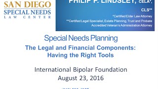 Special Needs Planning: Having the Right Legal Tools