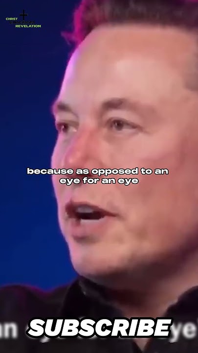 I BELIEVE IN THE TEACHING OF JESUS CHRIST |Elon Musk - YouTube