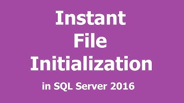IFI in SQL Server 2016 in Arabic