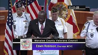 Veterans Day Ceremony Nov 11th, 2020 - Manatee County