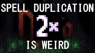 Spell Duplication in Noita is weird