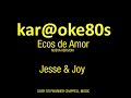 Jesse & Joy - Ecos de Amor karaoke