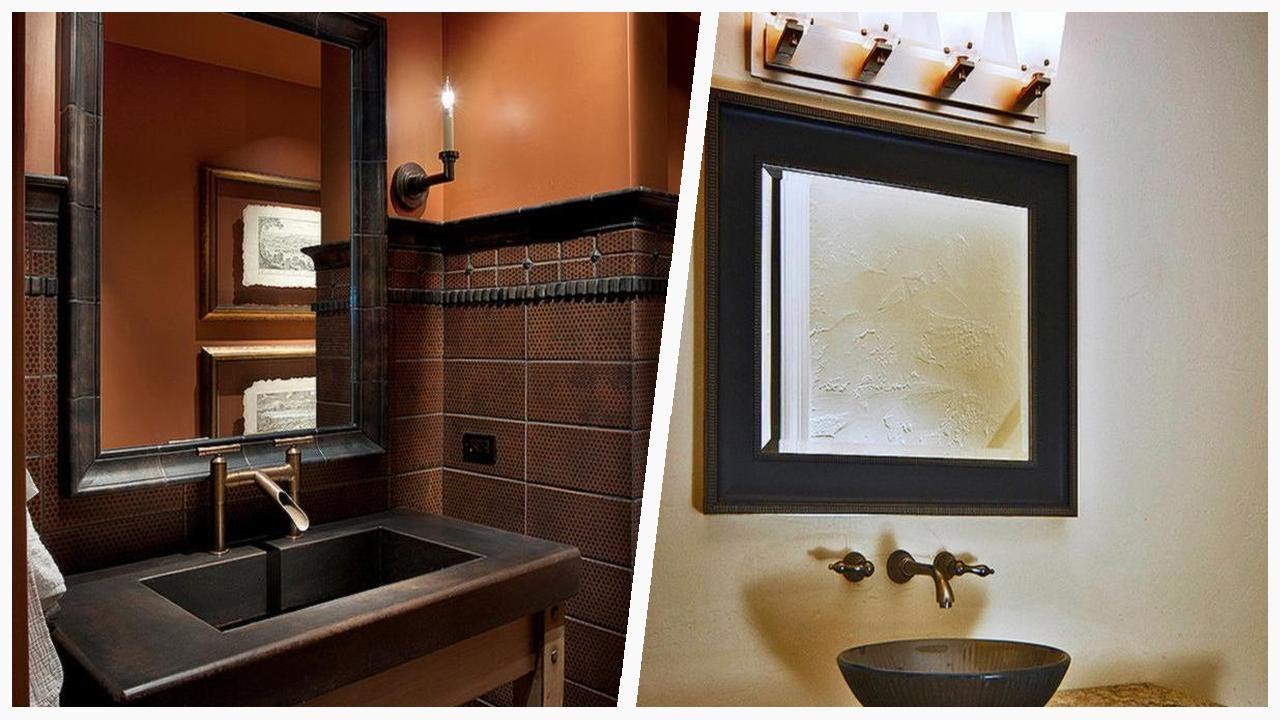 75 Affordable Mediterranean Powder Room Design Ideas You'll Love ➤