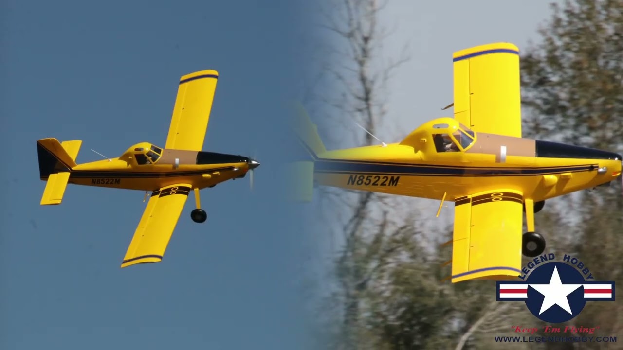 LEGEND HOBBY 118” AIR TRACTOR 802 & OA-1K SKYRAIDER II DEMO VIDEO 