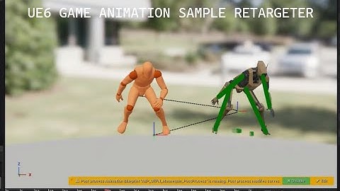 Unreal Engine 5.6 - Retarget your character to use with Game Animation Sample