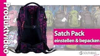 Satch Pack Schulrucksack - richtig einstellen und bepacken