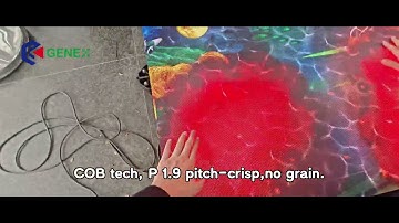 Genex Interactive COB Floor LED Display (P1.9, 2000nits, IP65) | Zero Lag Touch #led #leddisplay