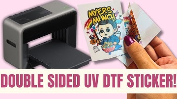 Hoe maak je dubbelzijdige UV DTF-stickers | EufyMake UV-printerhandleiding