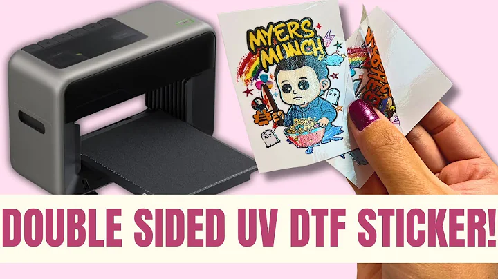 How to Make Double Sided UV DTF Stickers | EufyMake UV Printer Tutorial