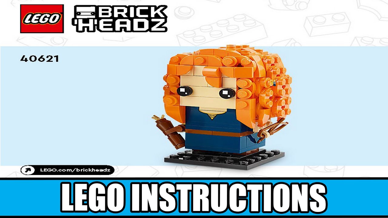 BrickHeadz | Moana & Merida (Merida) LEGO instructions
