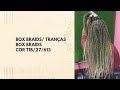 Vlogmas 2024 : Box Braids cor T1B/ 27/613 #boxbraids #trançasboxbraids