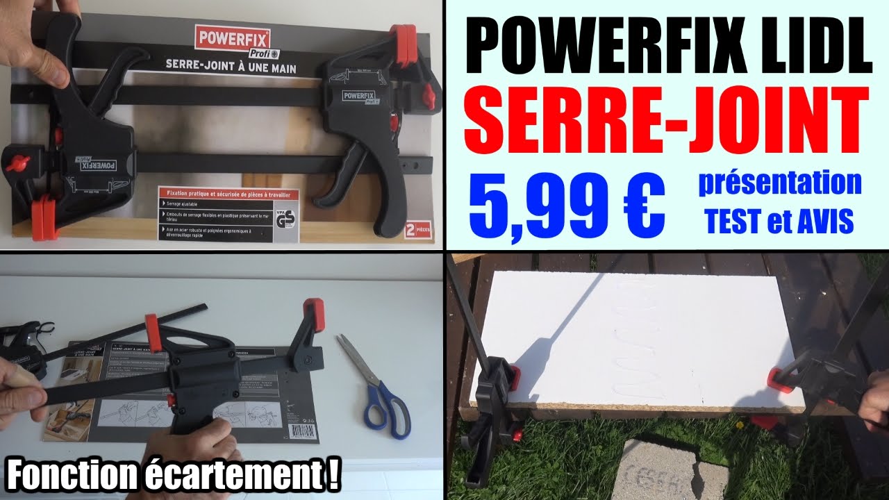 Serre joint powerfix lidl youtube