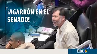 ¡Se calentaron los ánimos en el Senado! Hubo señalamientos, discusiones y mentadas