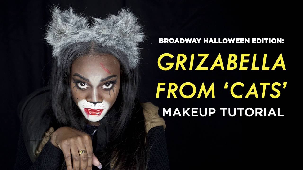 Cats Broadway Halloween Makeup Tutorial Grizabella YouTube