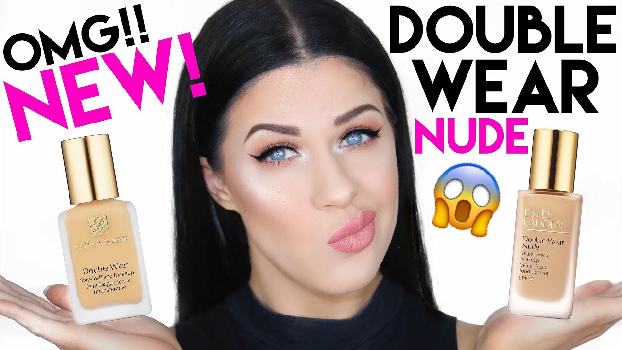 NEW ESTEE LAUDER DOUBLE WEAR NUDE FOUNDATION VS DOUBLE WEAR