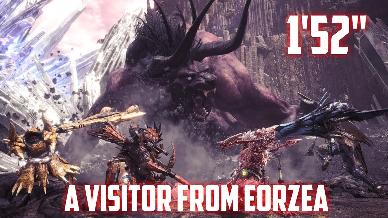 Mhw 9 A Visitor From Eorzea Behemoth 1 52 Youtube