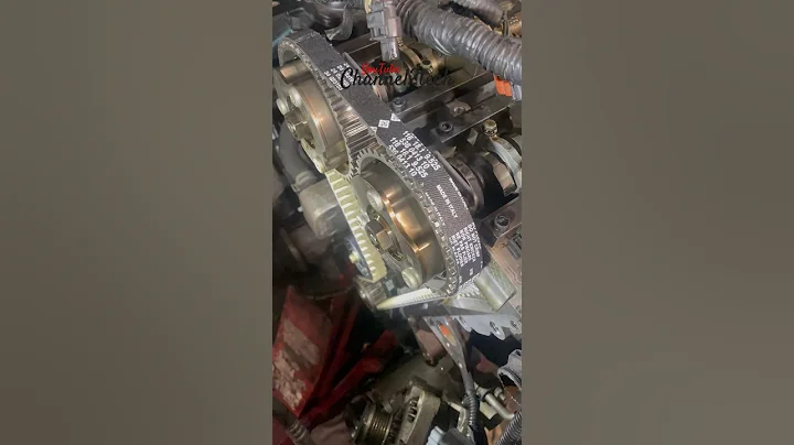 Replaced wet belt just in time!! #garage #repair #fail #cars #ford #ecoboost #wetbelt