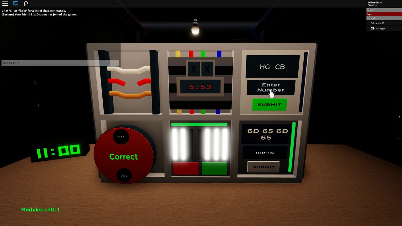 Defusing a medium bomb of from memory - YouTube