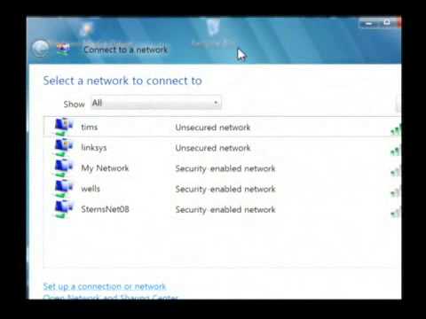 How to Connect Windows Vista to Home Network