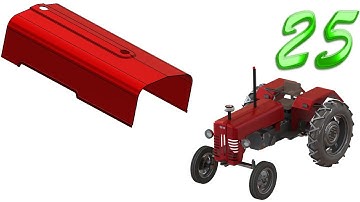 25- SolidWorks |Tractor|: hood pt1