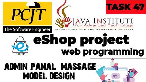 Web Project Task 47| java institute |  1st Year | e shop @javainstituteforadvancedte1415