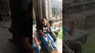 Angkor Wat with family អនុស្សាវរីយ៍ជុំគ្រួរ នៅអង្គរវត្ត #foryou #angkorwatcambodia #travel #family