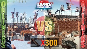 [Rustopia Eu Long] THE HUGE ONLINE RAID [300+ Rocket Raid &  PVP Highlights]