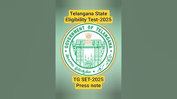 Telangana State Eligibility Test- 2025 #TGSET2025 #osmaniauniversity