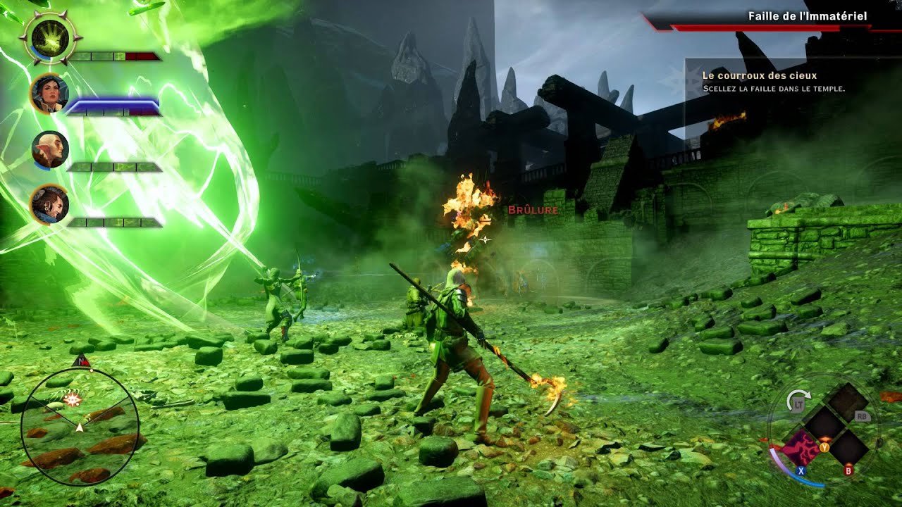 Dragon Age - Inquisition. Gameplay Fermeture d'une Faille - YouTube