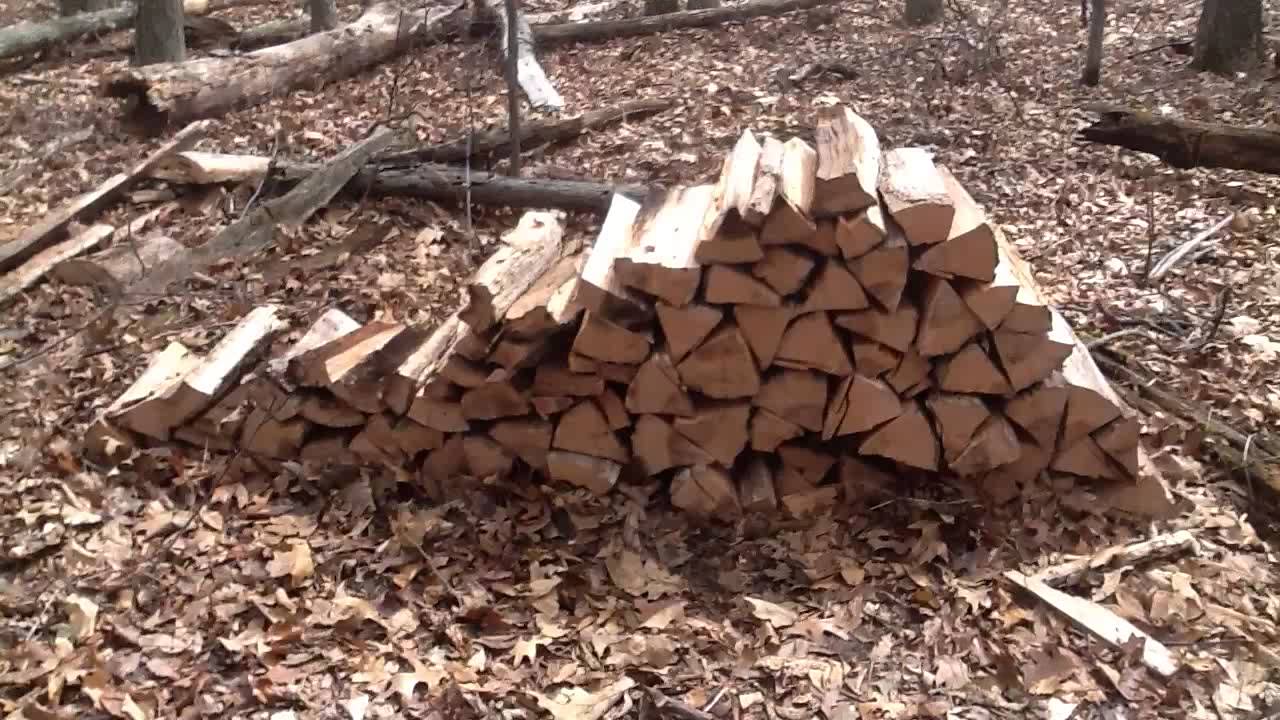 Selling firewood for extra cash YouTube