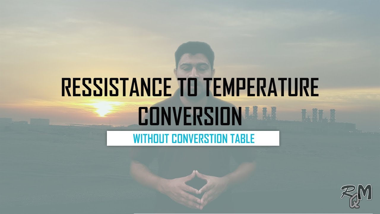 Rtd Resistance To Temperature Conversion Chart