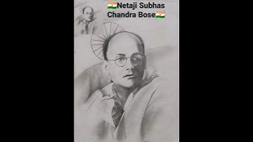 🇮🇳Netaji Subhas Chandra Bose🌸🙏||23 January status #shorts #drawing #viral #art #video