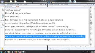 Destination Folder Access Denied (SOLVED) 2019 | How to take ownership over a specific folder! Update