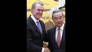 Visiting US senators meets China's foreign minister in Beijing before Trump’s visit