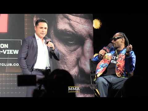 Oscar De La Hoya and Snoop Dogg Announce De La Hoya's July 3 Boxing Comeback - MMA Fighting