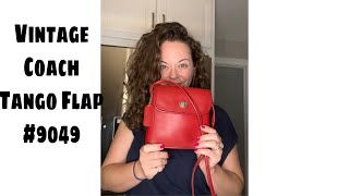 Vintage Coach Red Tango Flap #9049 Bag Talk