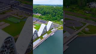 #drone #dji #vejle #denmark #thewave #bolgen #architecture