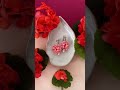Нежные серьги с садовой розой #полимернаяглина #украшенияручнойработы #polymerclay #лепка