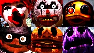 WARNING: ALL NIGHTMARE JUMPSCARES!! - Five Nights at Ronald's