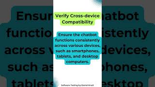 Verify Cross-device Compatibility #softwaretesting #chatbots