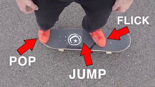 How to Kickflip the easiest way tutorial #shorts