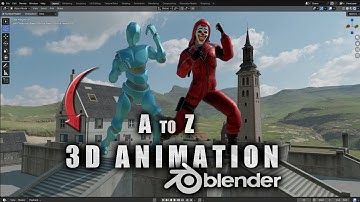 A to Z Complete 3D Animation in Blender Using QuickMagic | Full Beginner to Pro Guide