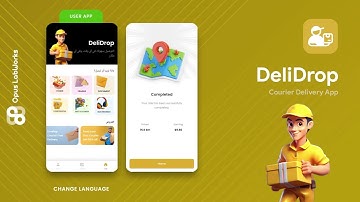 4 App Template| Courier App| Parcel Delivery App| On-Demand Logistic App| DeliDrop| +91 7672 000 500