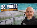 58 ponds for breeding shrimp indoors  new breeding setups